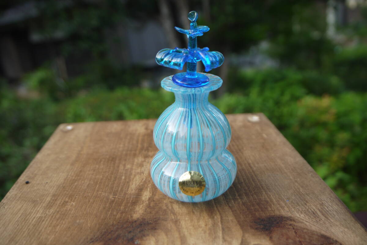 ☆【5Jul08 OF青】MURANO ITALY☆ムラノ ブルー ライン パフューム