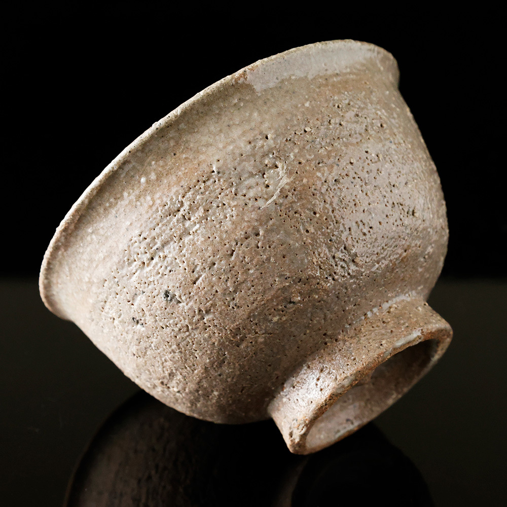 江戸 幕末時代 高麗砂茶碗 李朝 美術 骨董 古唐津 井戸茶碗 古玩