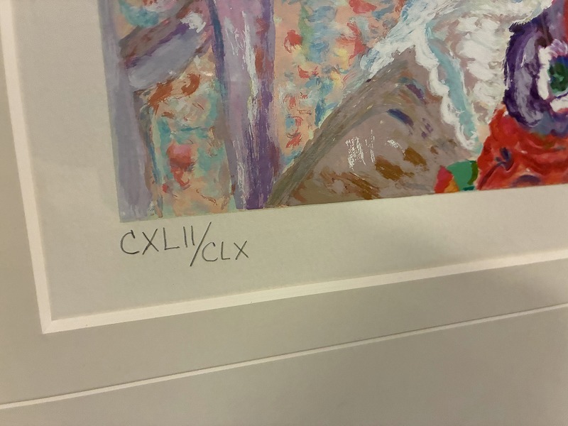 453 レスリーセイヤ― 「フラワー＆レース」シルクスクリーン 1992 真作保証