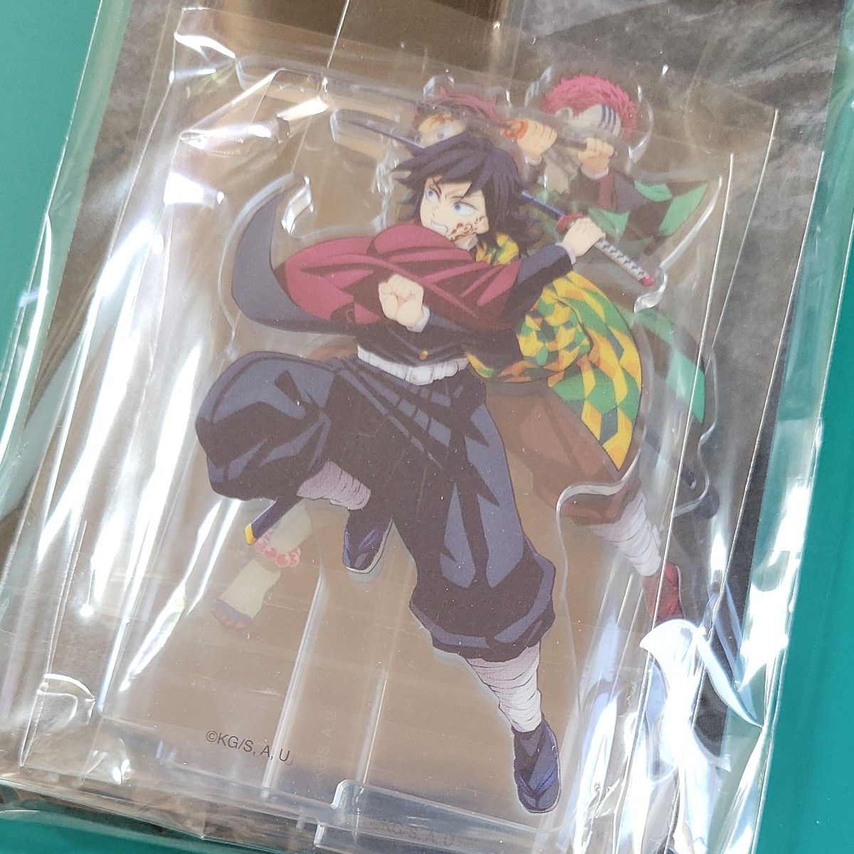 義勇 猗窩座 炭治郎 9点 鬼滅の刃 缶バッジ 激闘アクスタ アクリル