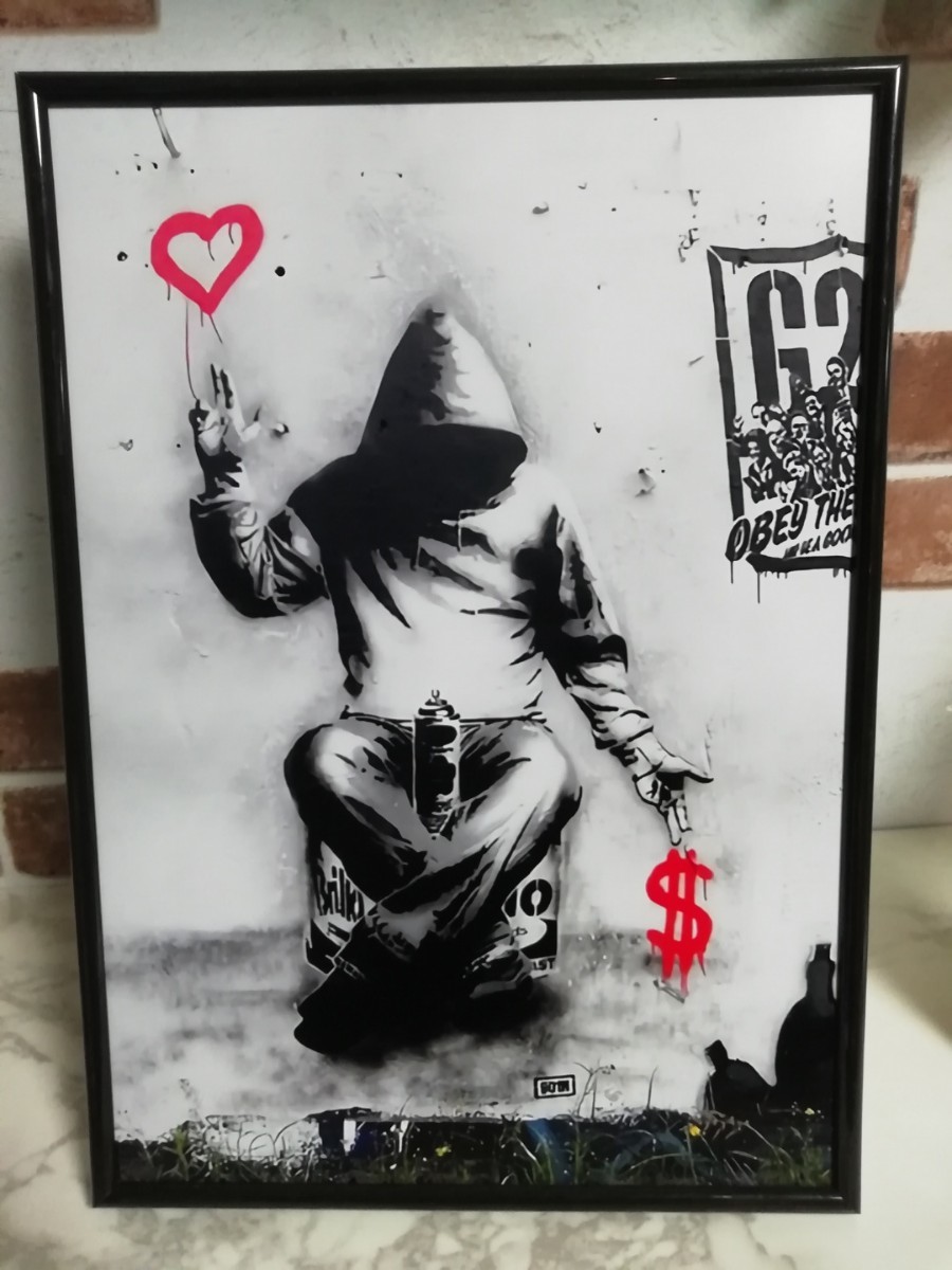 Art 89 バンクシー 「お金より愛」｜Yahoo!フリマ（旧PayPayフリマ）