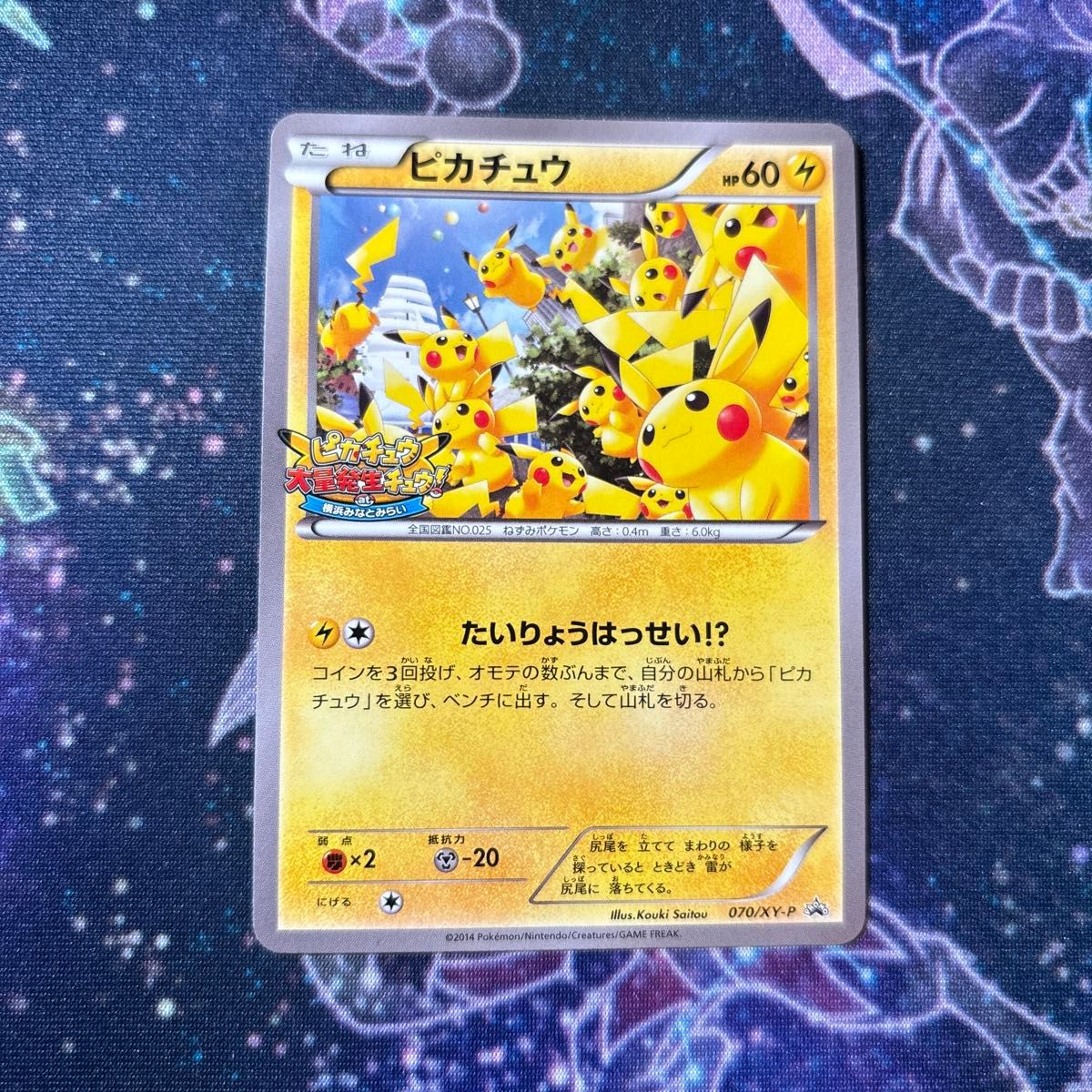 ピカチュウ プロモ 069、070/XY-P たいりょうはっせい!? 未開封