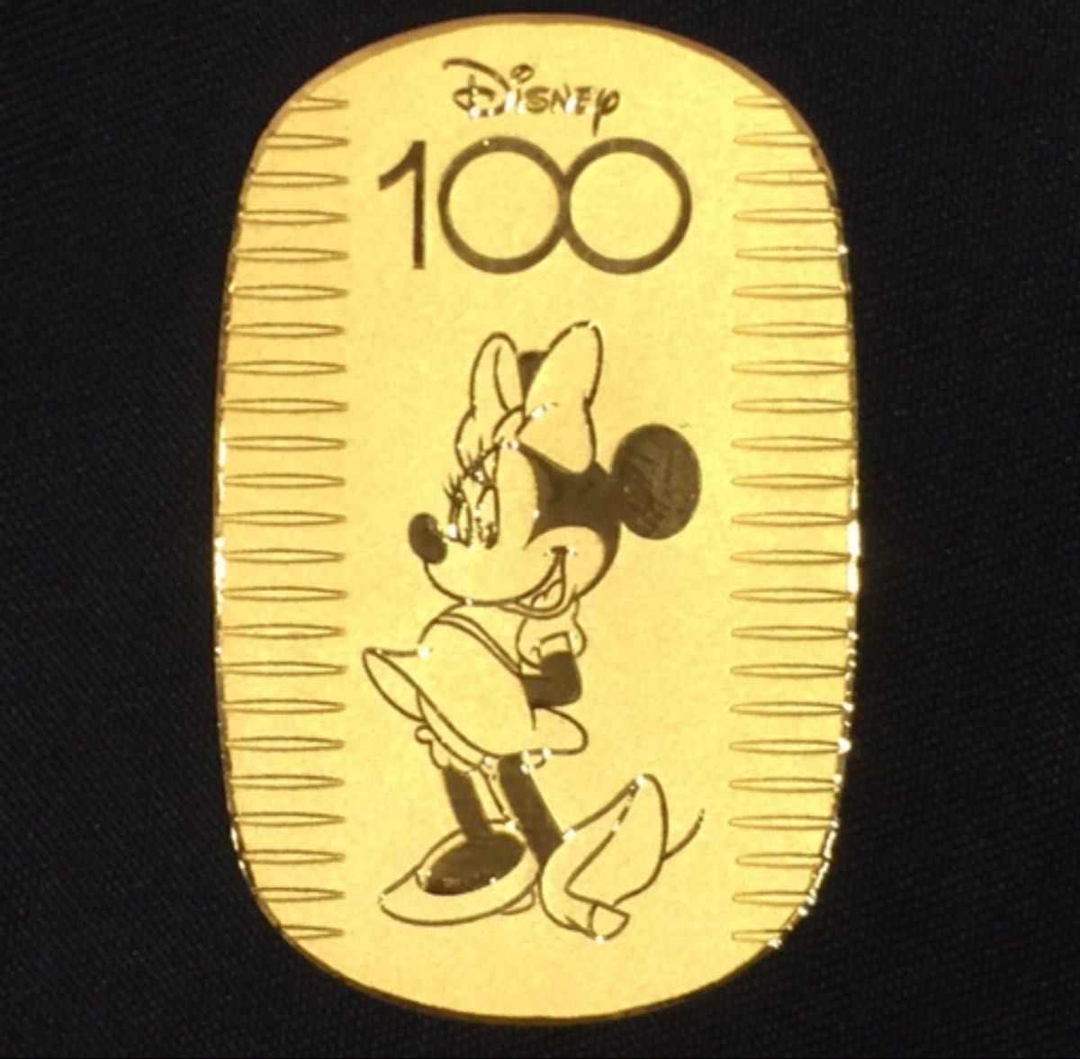 最終値下げ！Disney 小判 100周年記念 純金 10g ミニーマウス