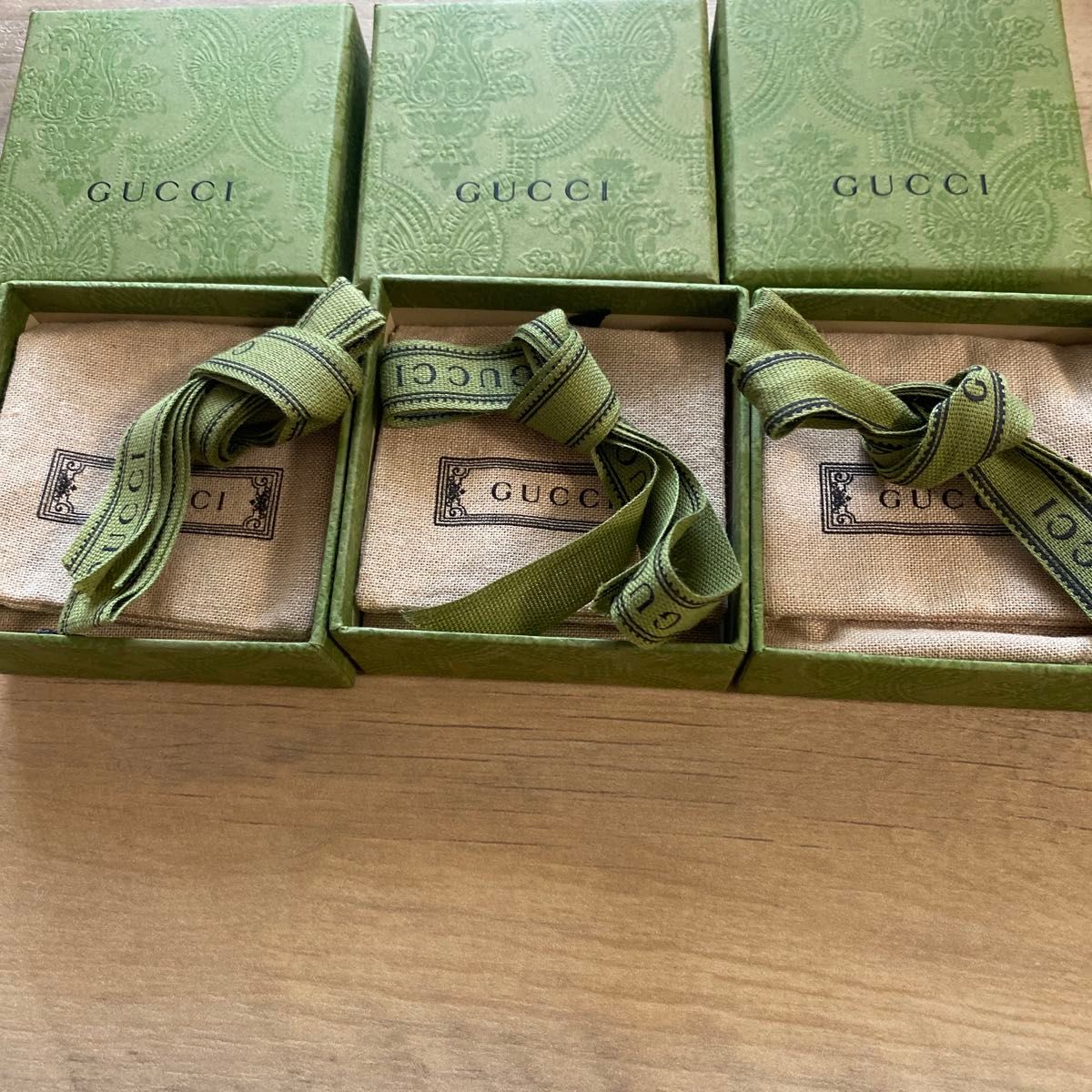 グッチ GUCCI アクセサリー入れ ケース 保存袋 空箱 12個セット 値下げ