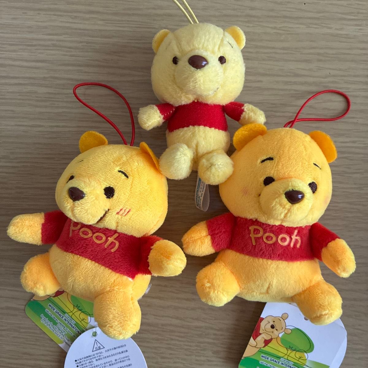 ディズニー くまのプーさん ミニぬいぐるみ マスコット キーホルダー