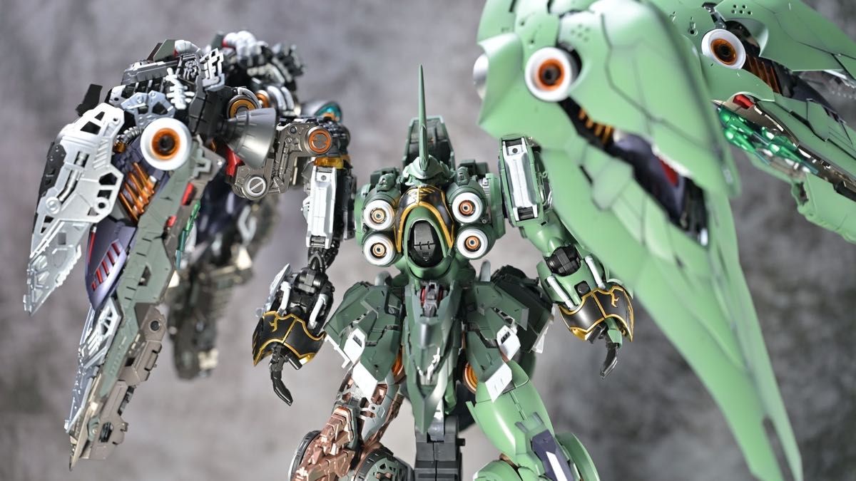 MGEX 1/100 クシャトリヤ 専用水転写式デカール付 LED付 発光可能 海外