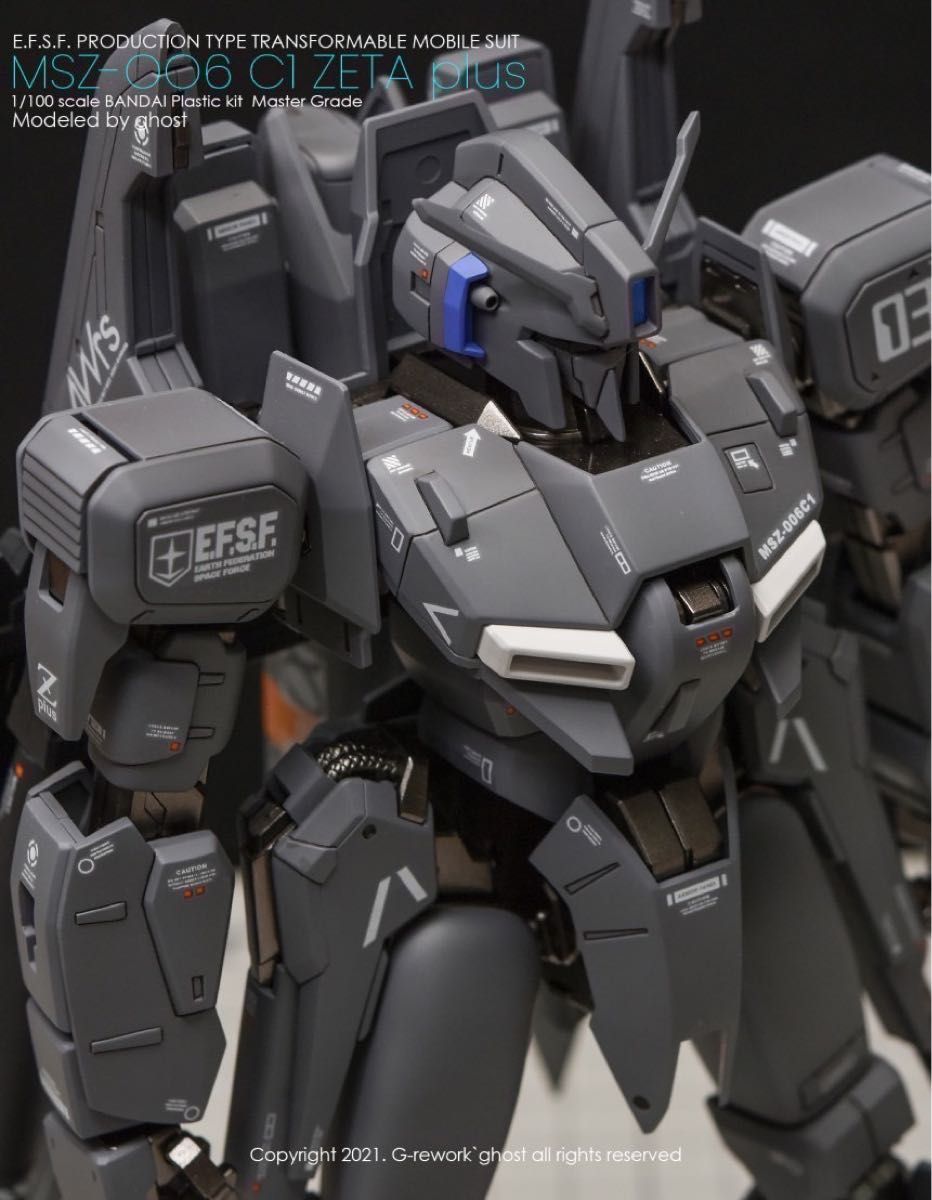 MG 1/100 MSZ-006C1 ゼータプラス C1専用水転写式デカール｜Yahoo