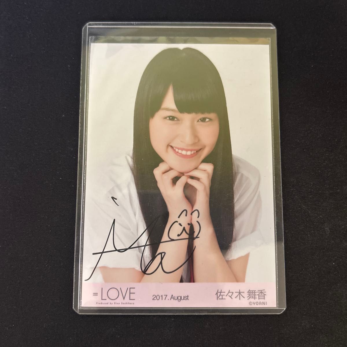 佐々木舞香 直筆 パネル LOVE イコラブ 佐々木舞香 直筆 パネル