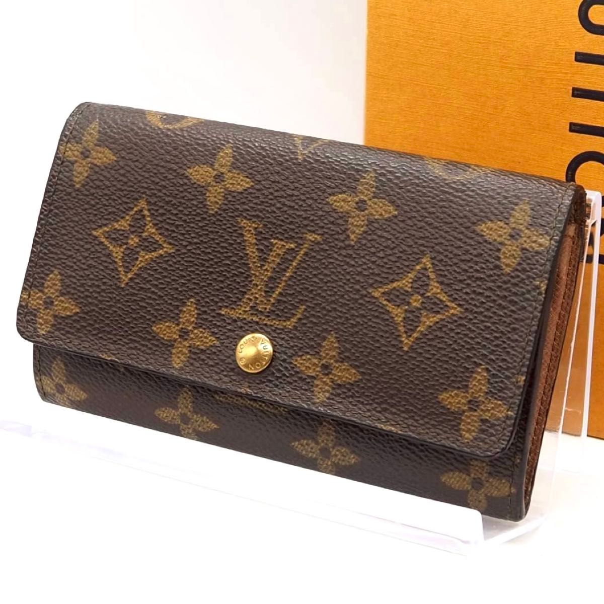 ルイヴィトン ポルトモネビエカルトクレディ モノグラム 折り財布