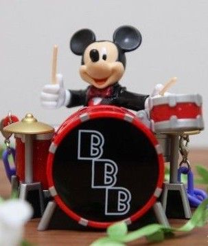 ディズニー ミッキー ドラム フィギュア ビッグバンドビート BBB 2個