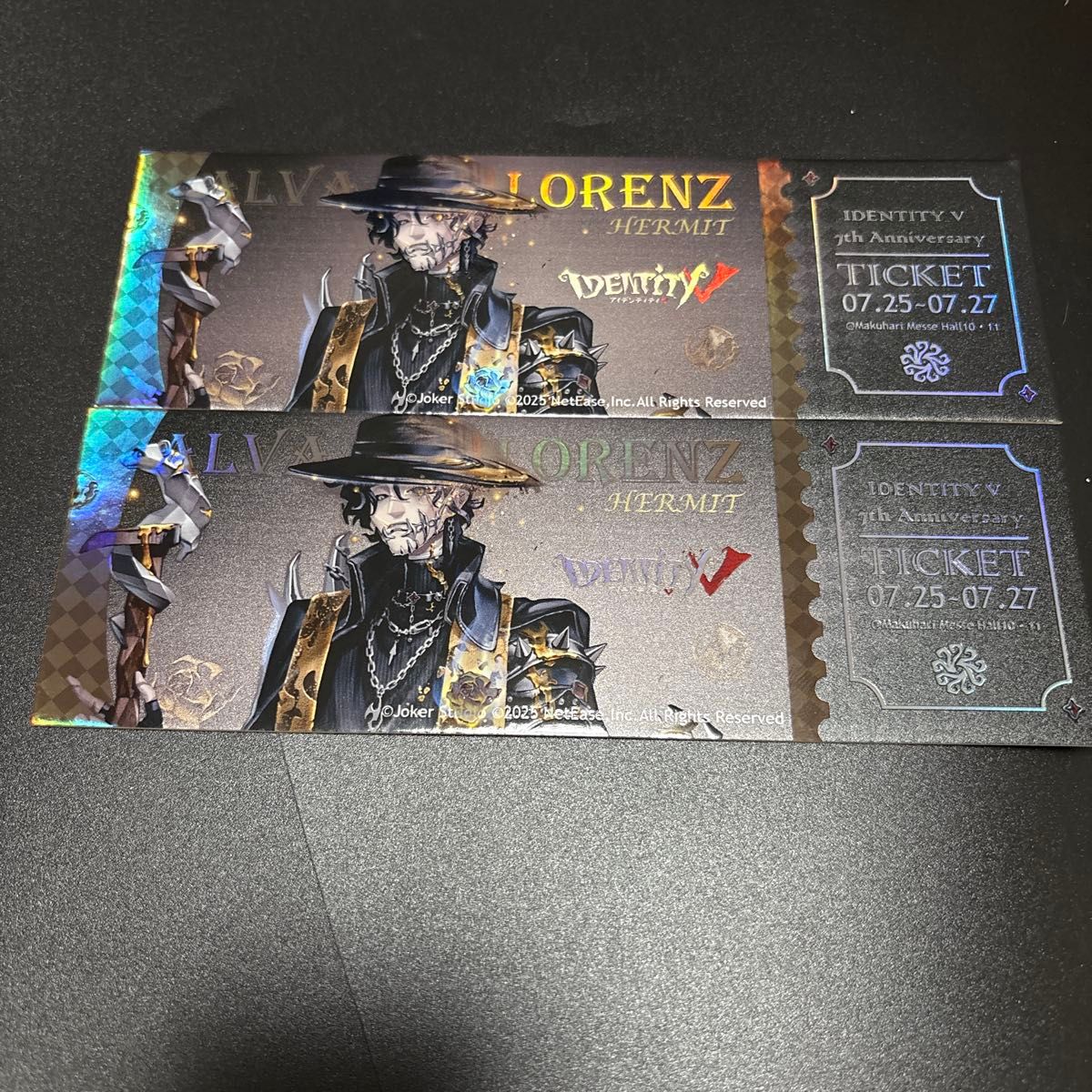 第五人格 IJL チャージセンター抽選 隠者クリアファイル 第五人格 IJL