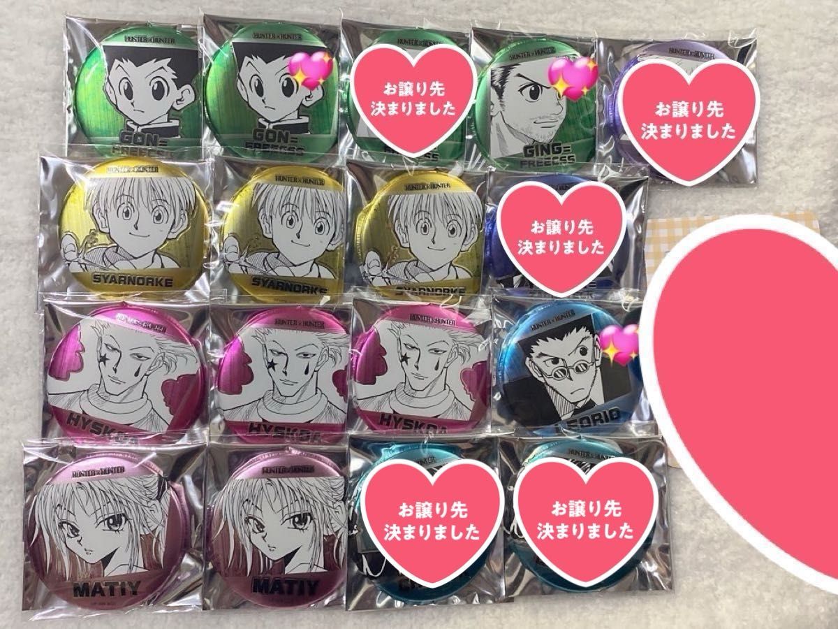 ハンターハンター HUNTER×HUNTER コレクション缶バッジ 10個 HUNTER