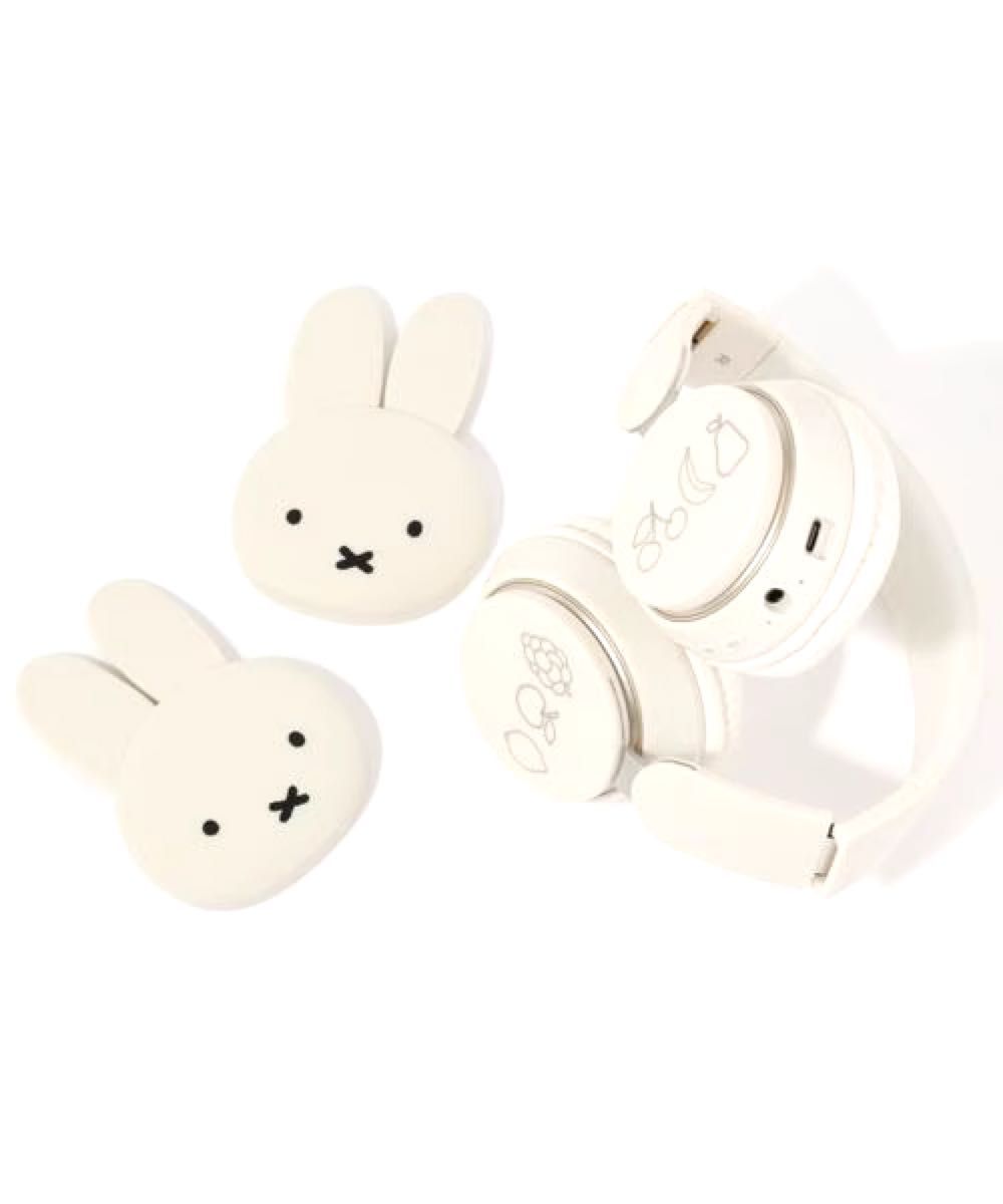 新品未開封 studio CLIP ミッフィー 2WAYワイヤレスヘッドホン 白