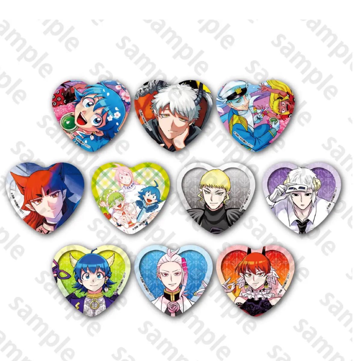 魔入りました！入間くん コミケ106 秋田書店 ハート缶バッジ