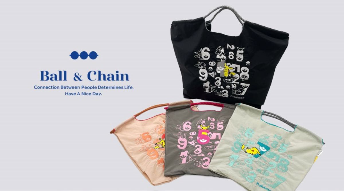ボールアンドチェーン ポケモン ピカチュウ コラボ エコバッグ