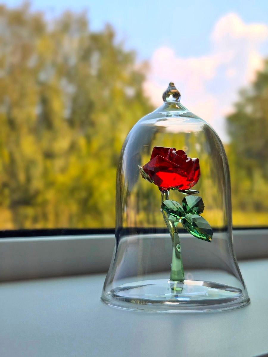 スワロフスキー 薔薇 ローズ 置物 販売 スワロフスキー【フィギュリン