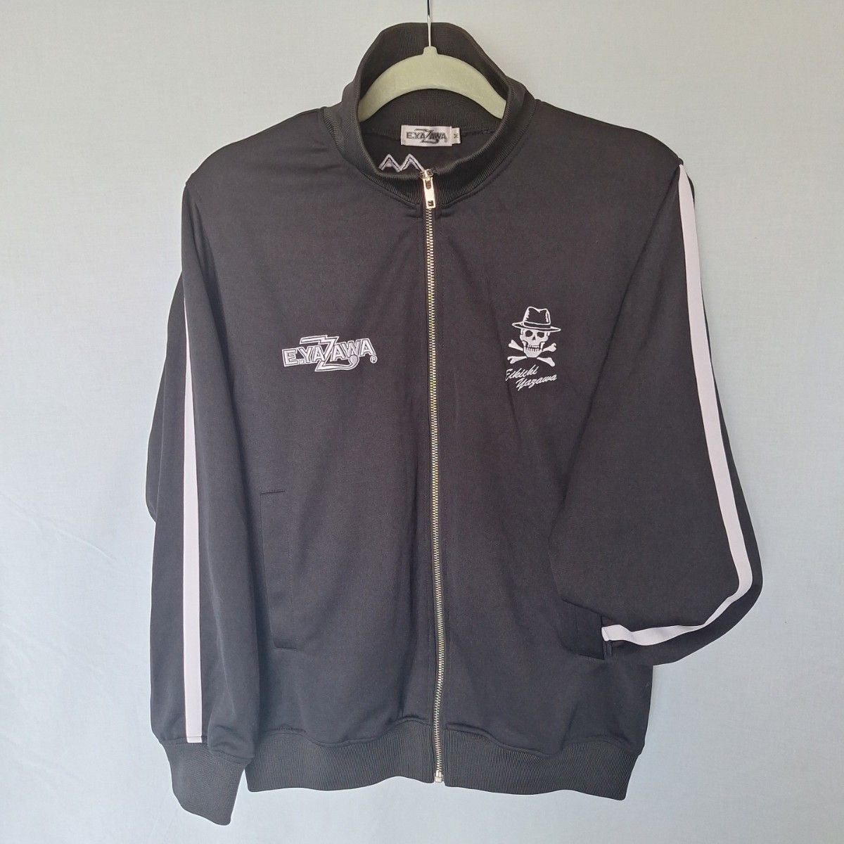 美品矢沢永吉ジャージジャケットトラックジャケット黒 Mサイズ 公式