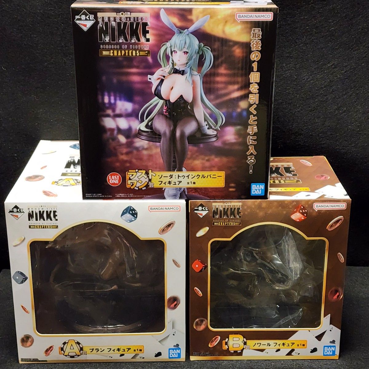 ソーダ ブラン ノワール ニケnikke フィギュア ラストワン賞 一番くじ