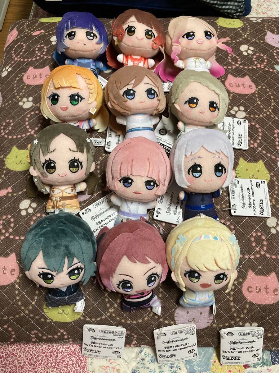 学園アイドルマスター ちびぐるみ 全12種コンプリートセット 学園