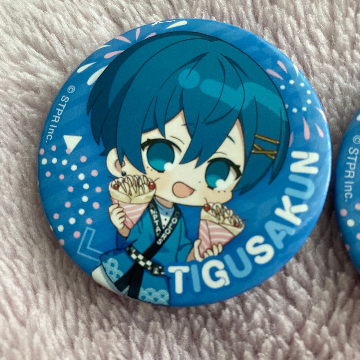 AMPTAK×COLORS ちぐさくん リングライト6個セット＋缶バッジ等付き AMPTAK×