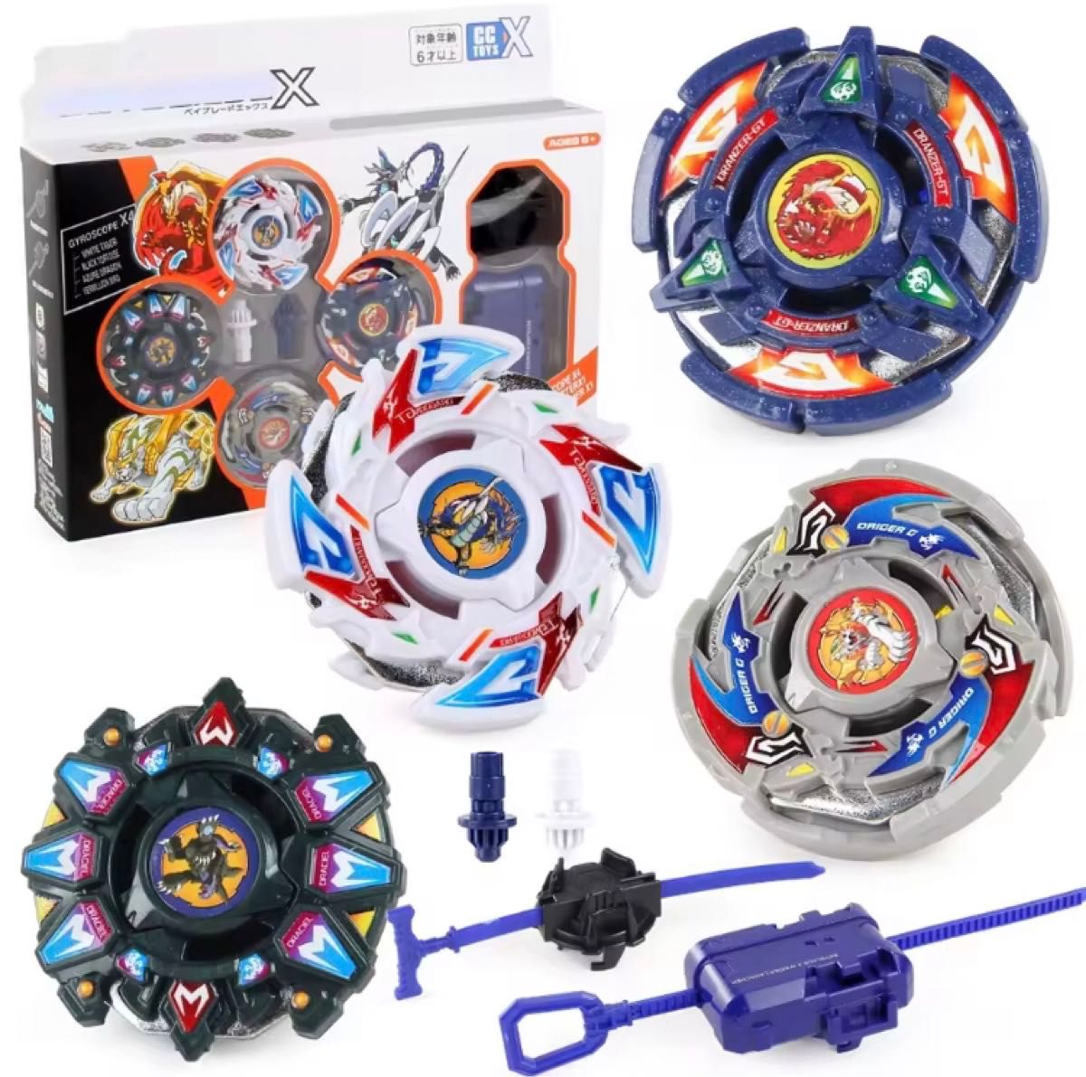 ベイブレードXのような機構のドラグーンGTドランザーGTドライガーGド