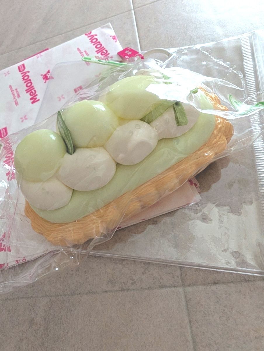 レアMellojoyメロジョイ/スクイーズ/フィンガータルト/メロン/melon