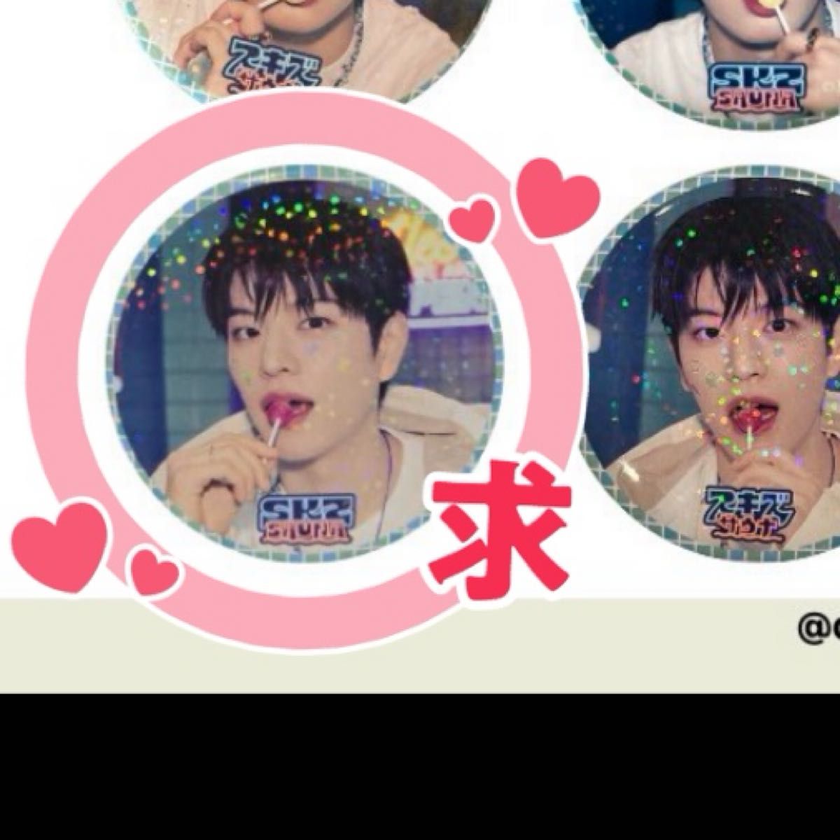 Stray Kids スキズ バンチャン サウナ 缶バッジ Stray Kids スキズ