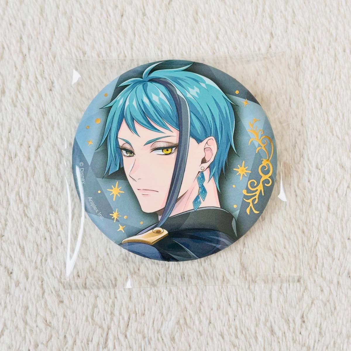 ツイステ ブレイジングジュエル 缶バッジ マレウス 購入 ツイステ