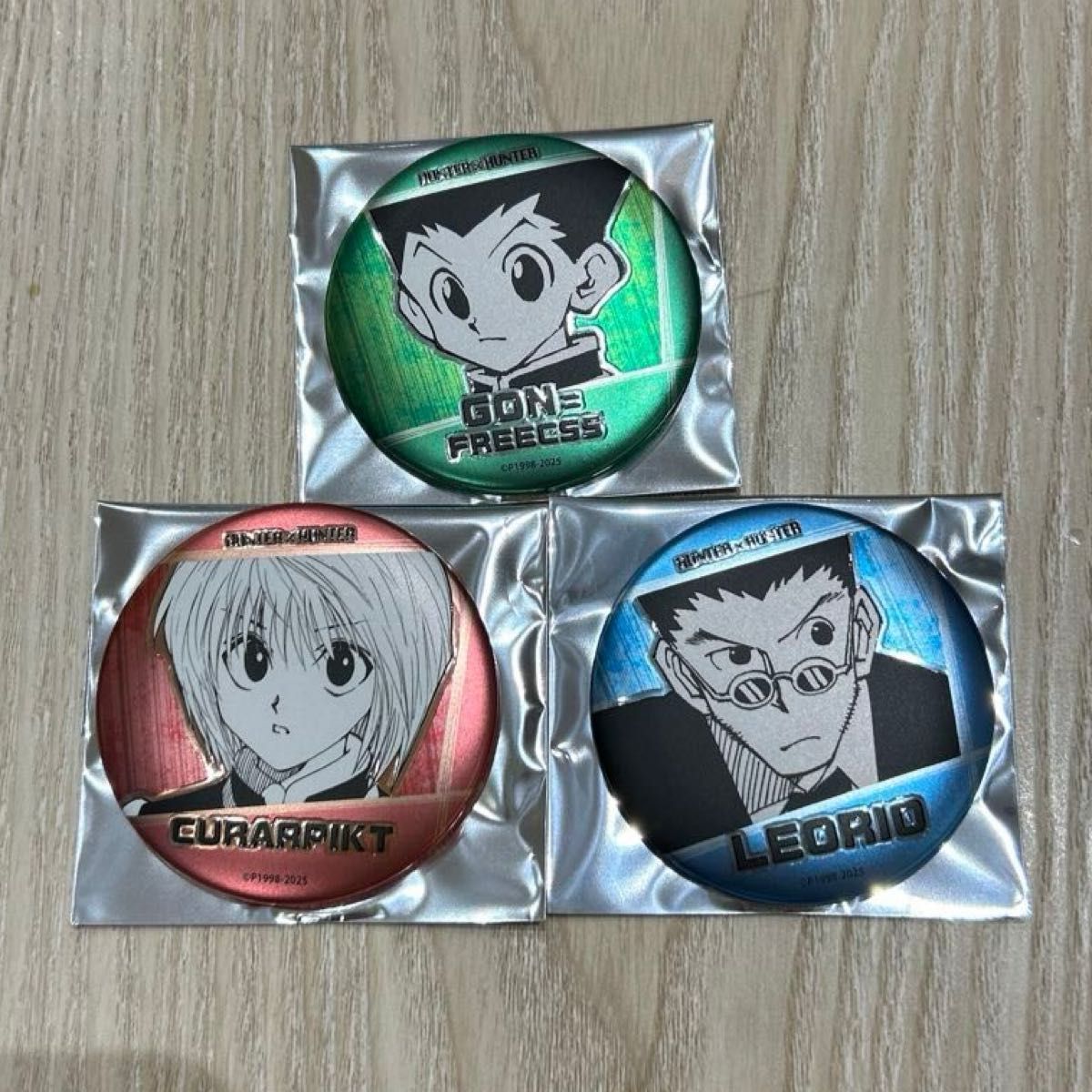 HUNTER×HUNTER デコレクション缶バッジ ゴン クラピカ レオリオ｜Yahoo