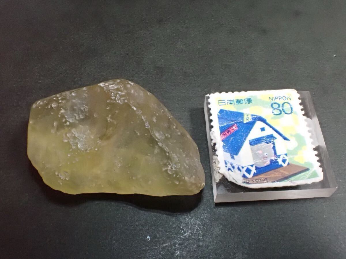 エジプト産 リビアングラス 原石 標本 原石 リビアングラス 天然石 16g