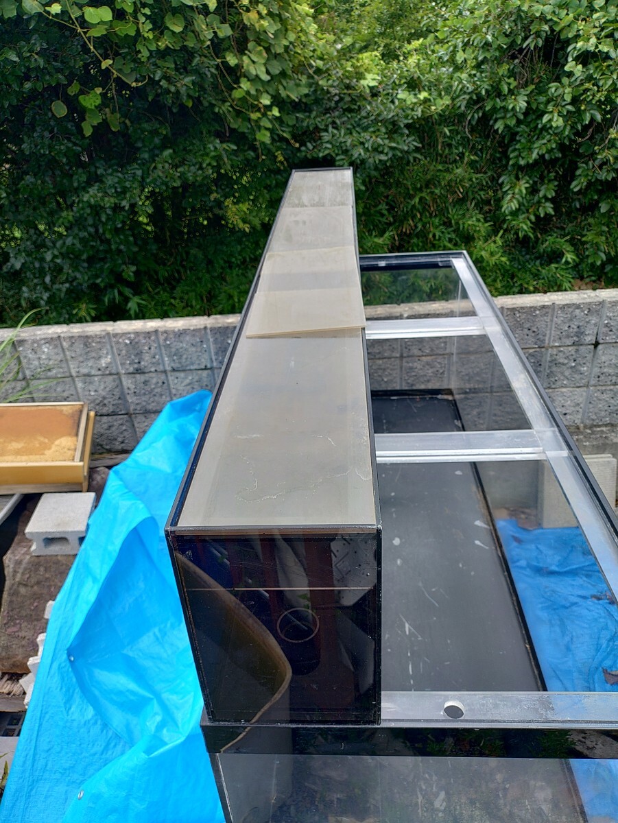 アクリル水槽 1800 600 600 上部濾過セット 引取限定 アクリル水槽