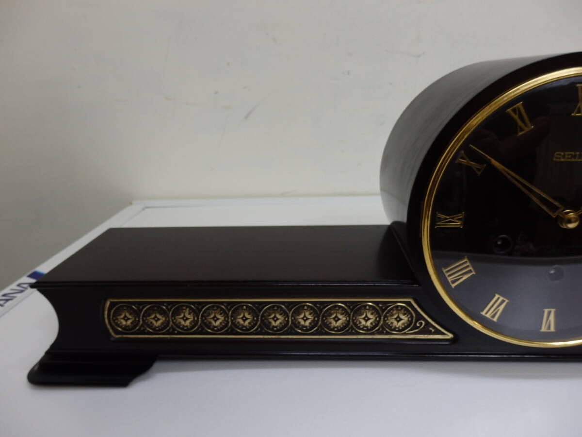 セイコー SEIKO THREE CHIMES 7Jewels ネジ巻き式 置時計 昭和レトロ