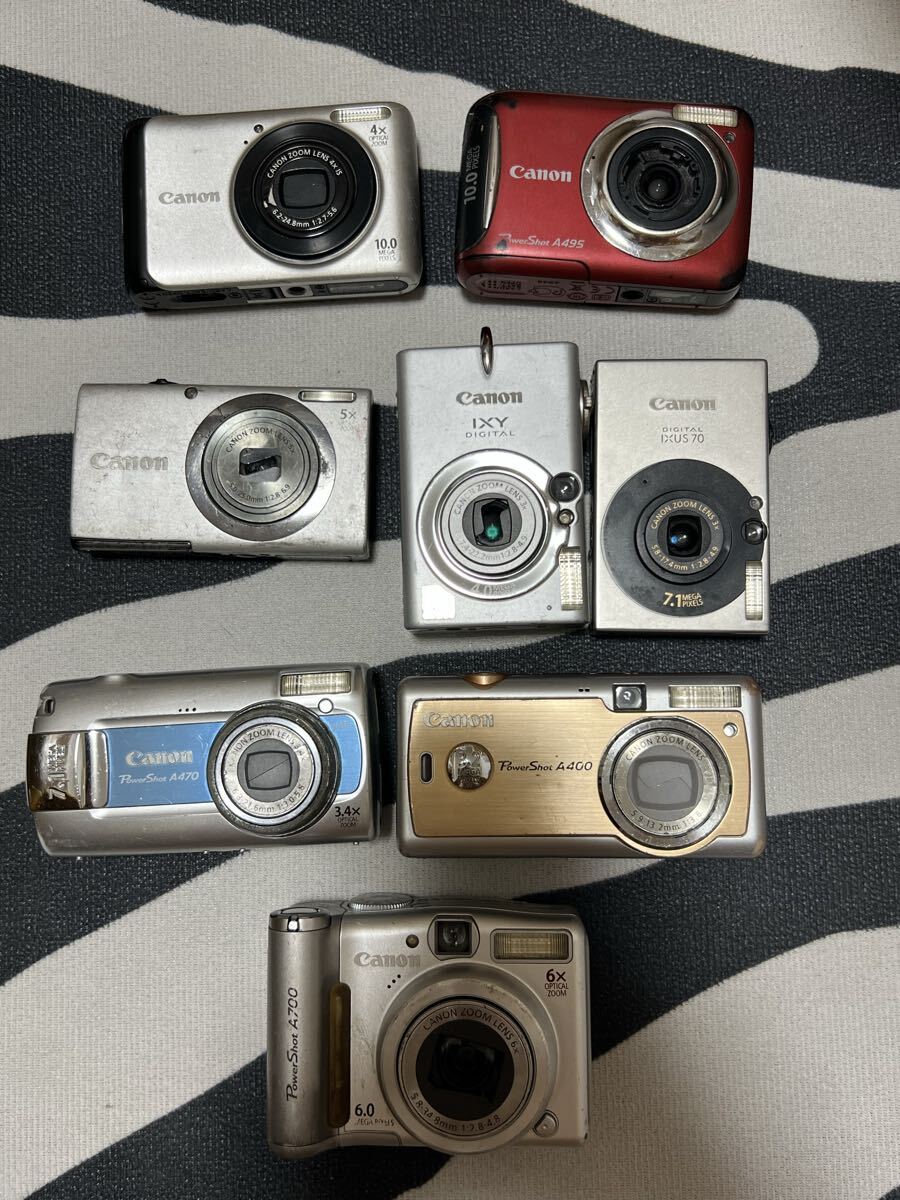 Canon キャノン デジタルカメラ 8台 動作未確認 ジャンク 修理用
