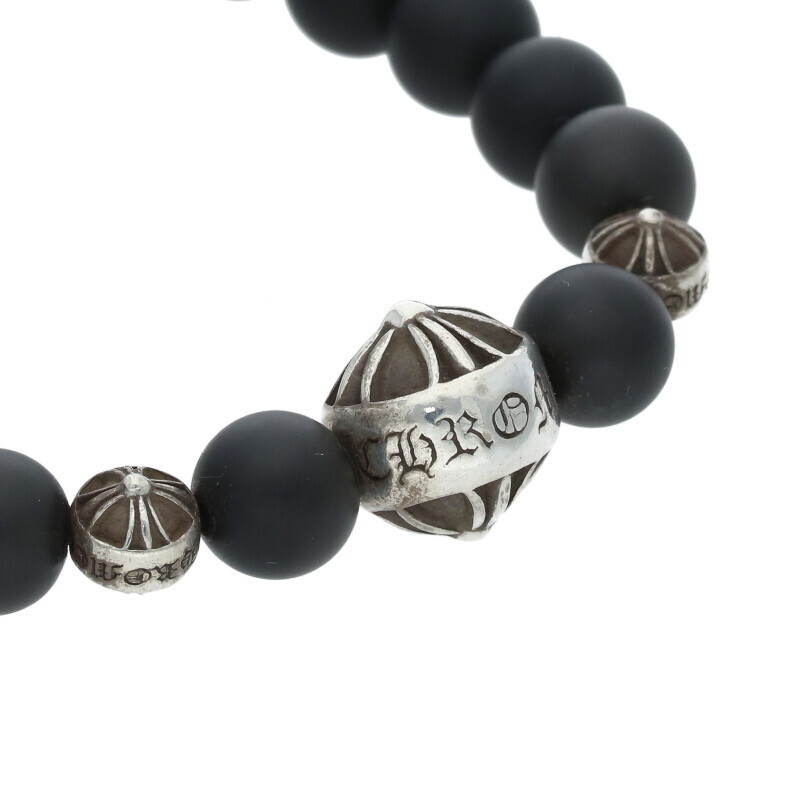 クロムハーツ 8mm BEAD 8mmビーズブレス BEADONYX71 8mmオニキスビーズ