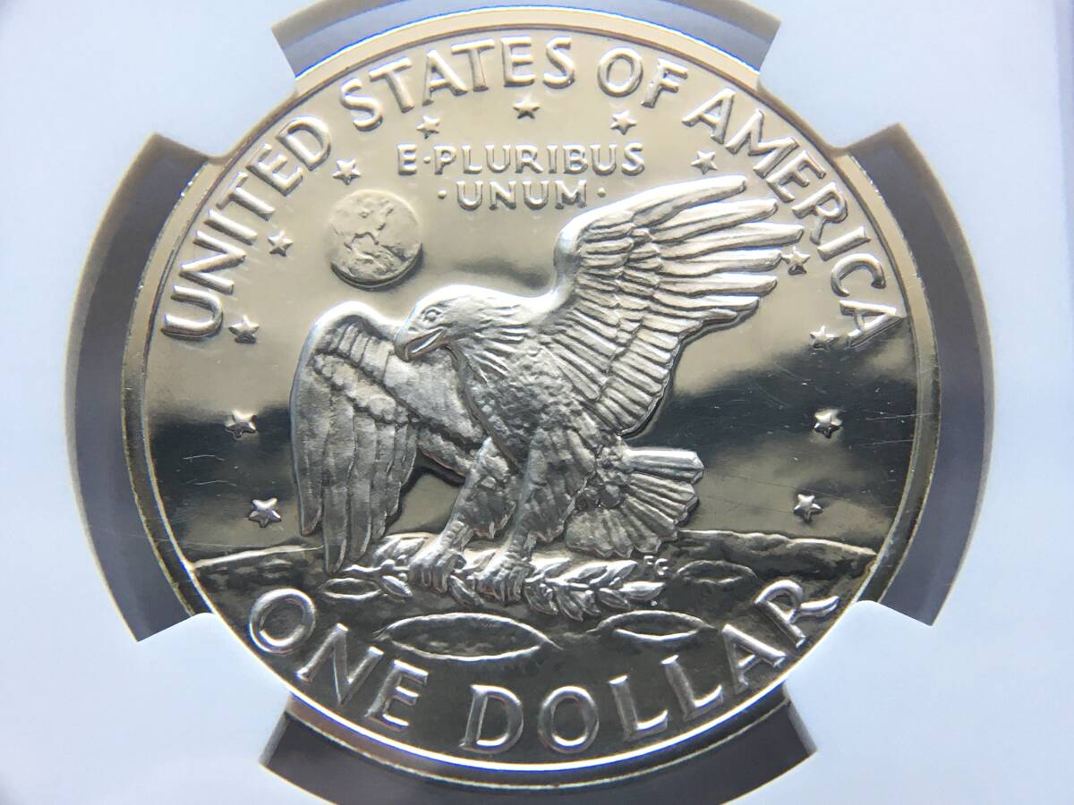 1971年◇アメリカ $1銀貨 EISENHOWER アイゼンハワー NGC PF68☆STAR