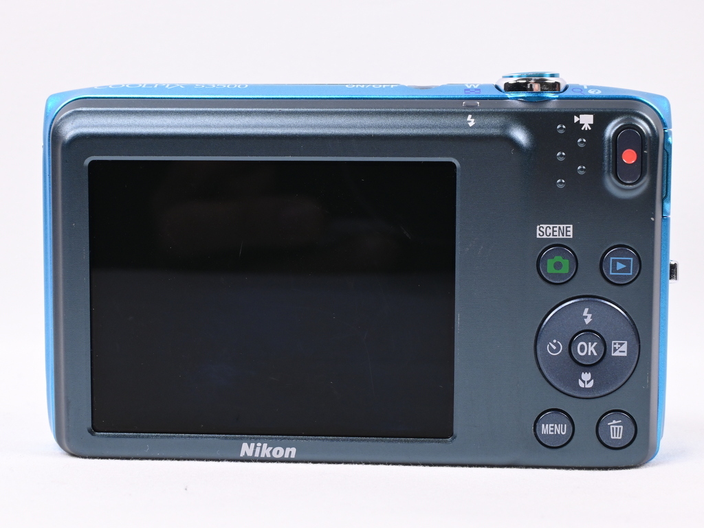 Nikon COOLPIX S3500 ブルー 動作確認済 箱無し Nikon COOLPIX S3500