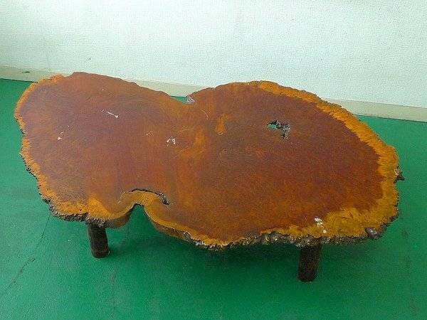 玉杢 花梨 座卓 一枚板 無垢材 葡萄 ローテーブル