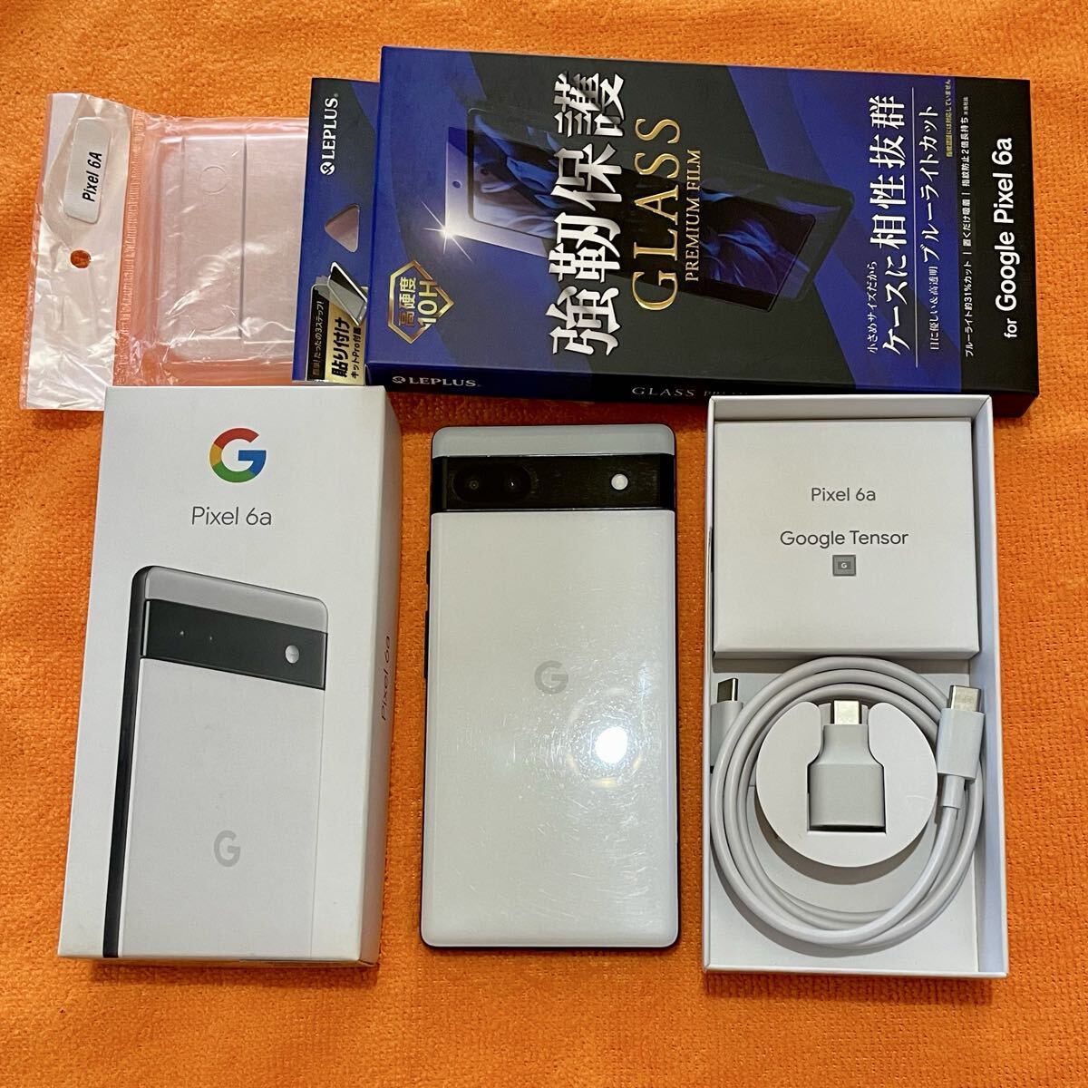 Google Pixel 6a チョーク 128GB 美品 Google Pixel 6a Chalkホワイト