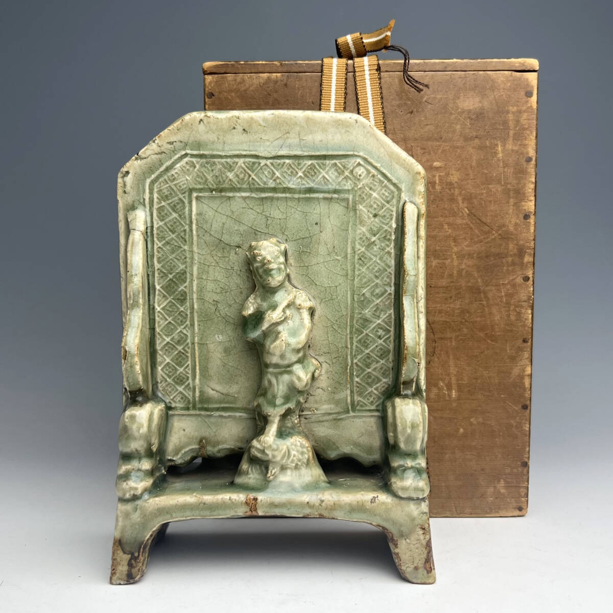 古美術収集家買出品 中国 古玩 飾り皿 龍 フェニックス 古美術収集家