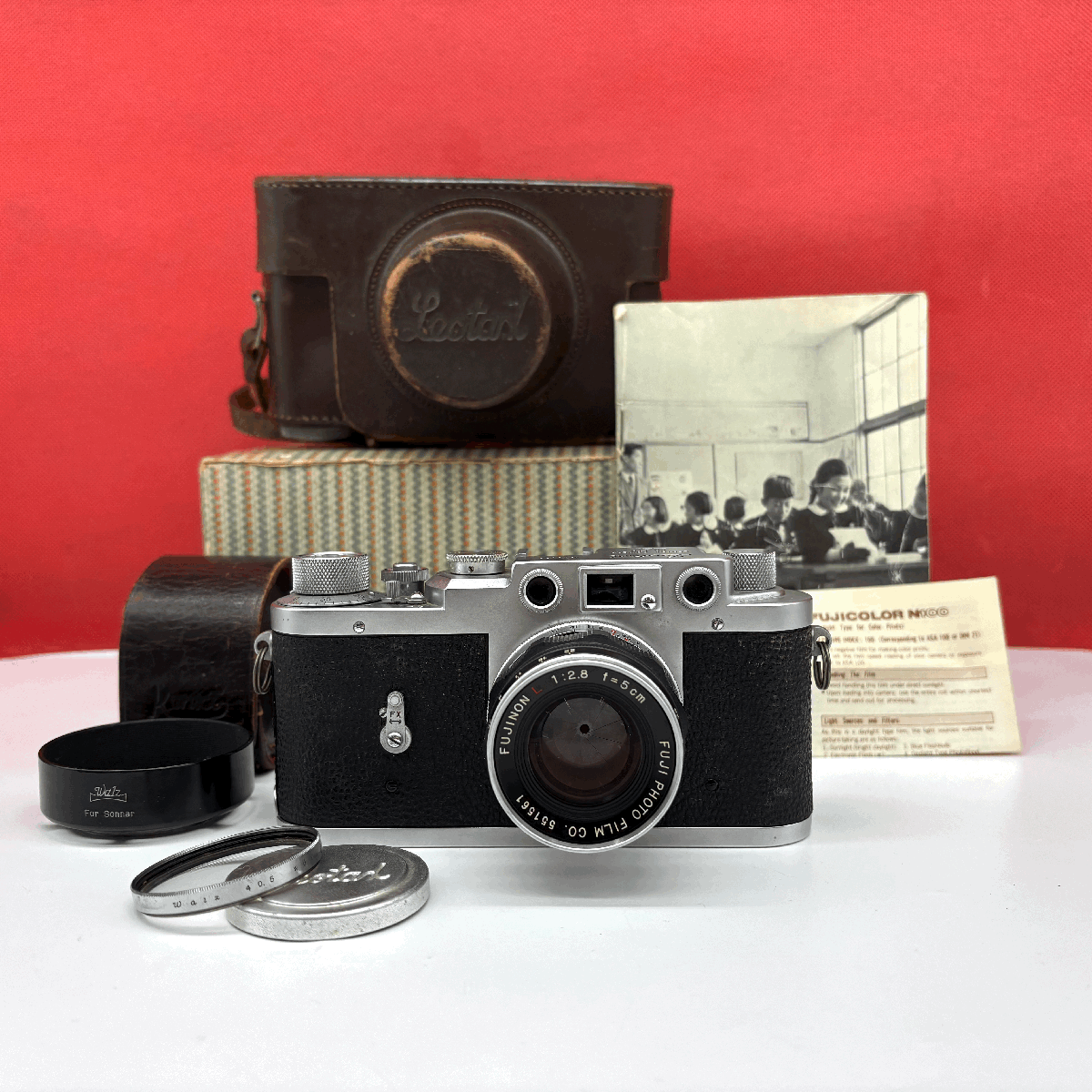 Leotax K ブラック レンジファインダーカメラ,整備済 Yahoo