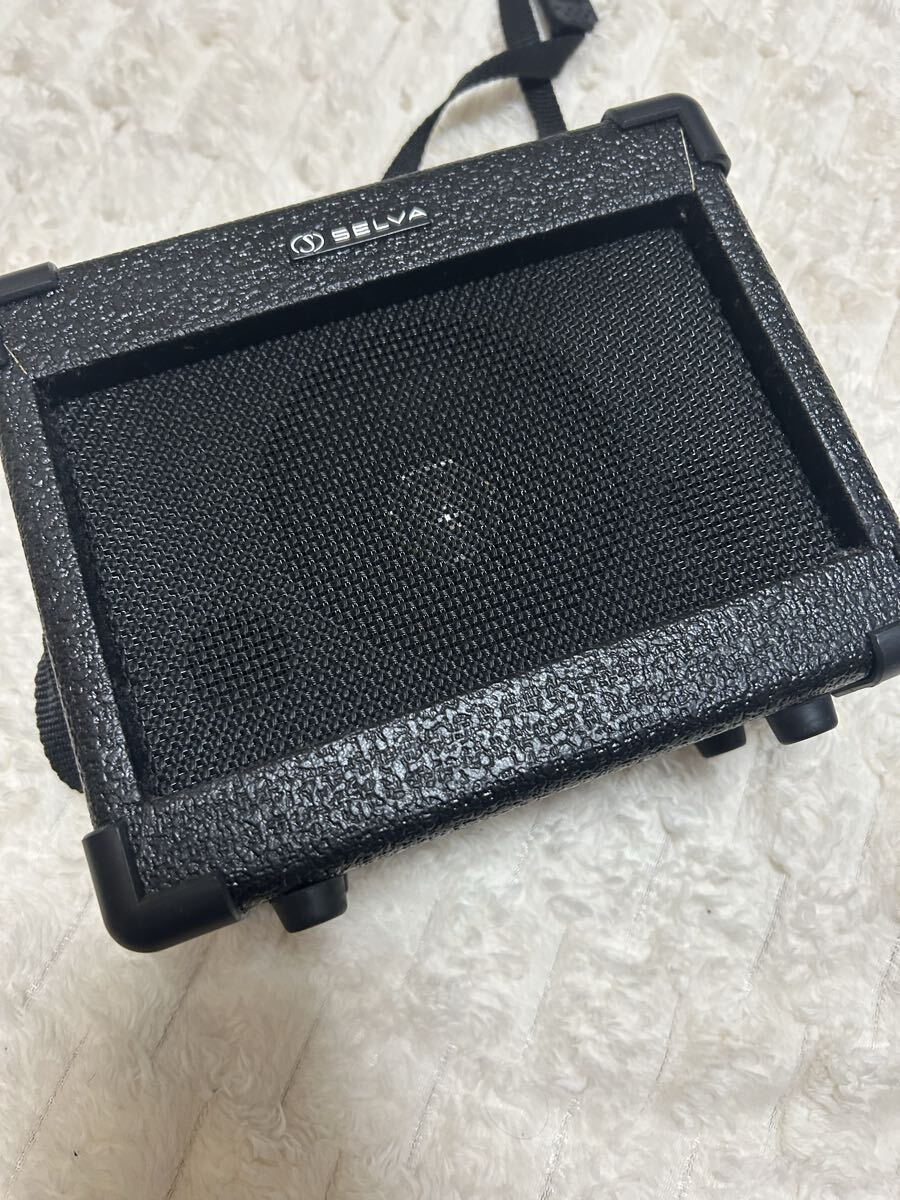 SELVA ストラトキャスター ブラック 黒 SSH セルバ ミニギターアンプ