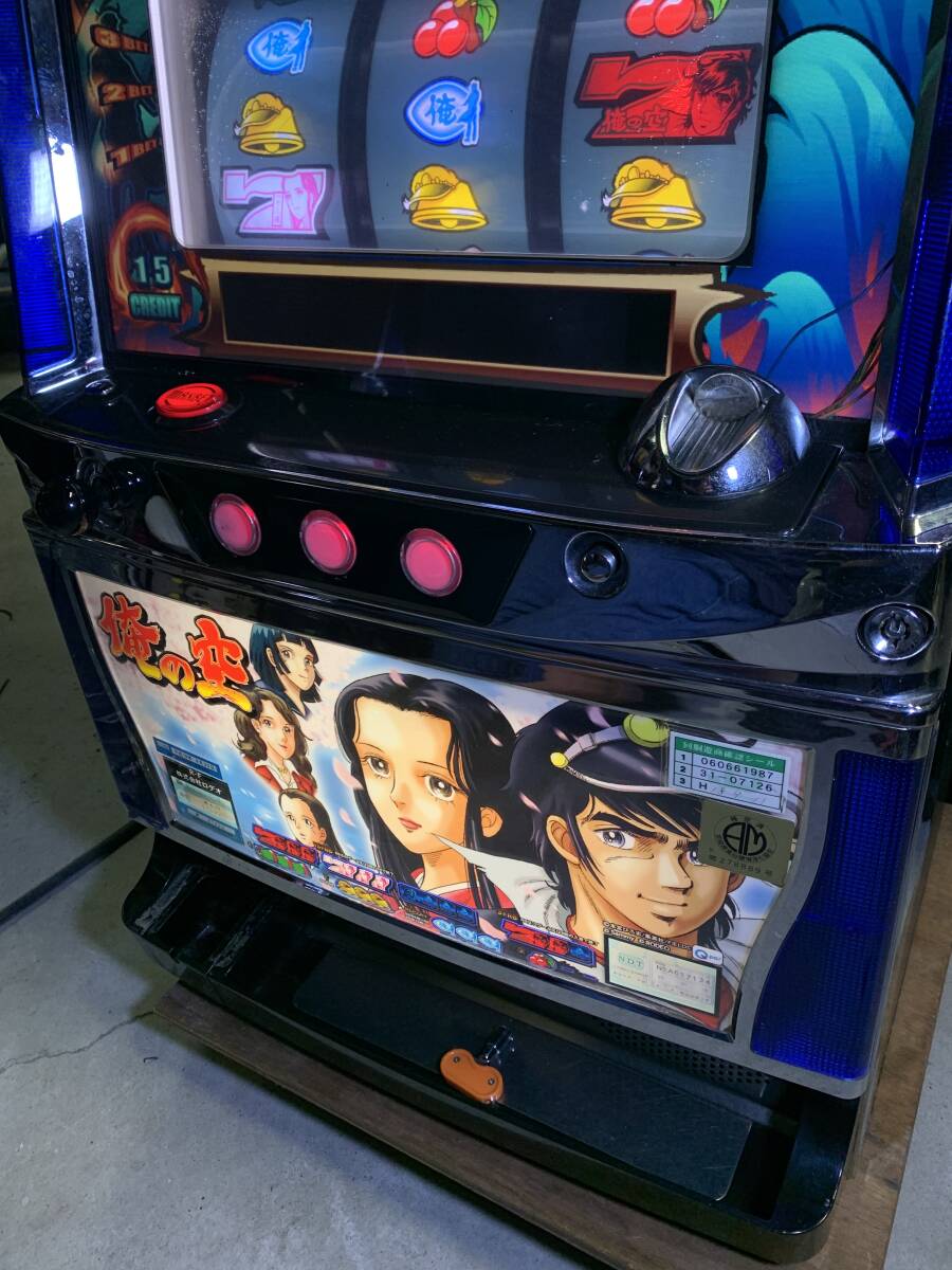 パチスロ 実機 4号機 ロデオ 俺の空 初代 希少 全員パネル コイン不要機付