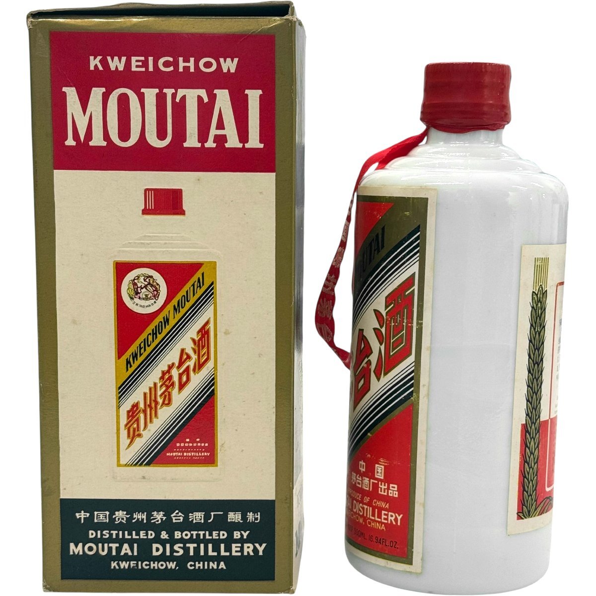 同梱不可】 中国酒 貴州茅台酒 マオタイ酒 天女ラベル 箱有 500ml 53%