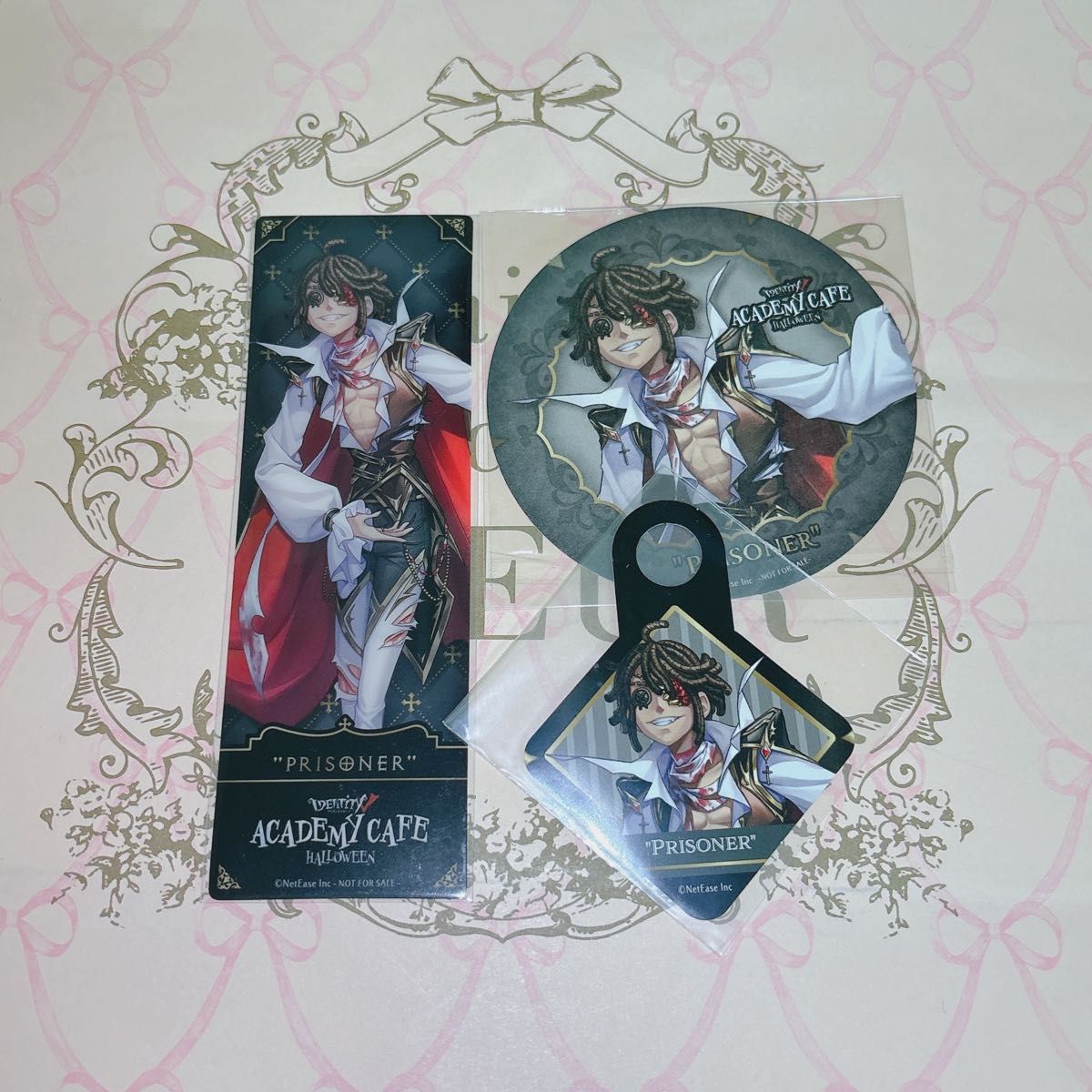 IdentityⅤ 囚人 クリアしおり バトラーズカフェ 1弾 IdentityⅤ 囚人