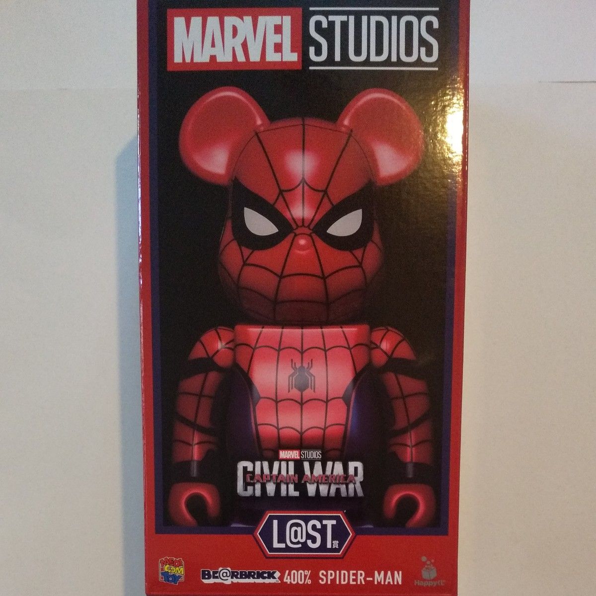 ベアブリック 一番くじMarvel ラストワン スパイダーマン おまけ付き