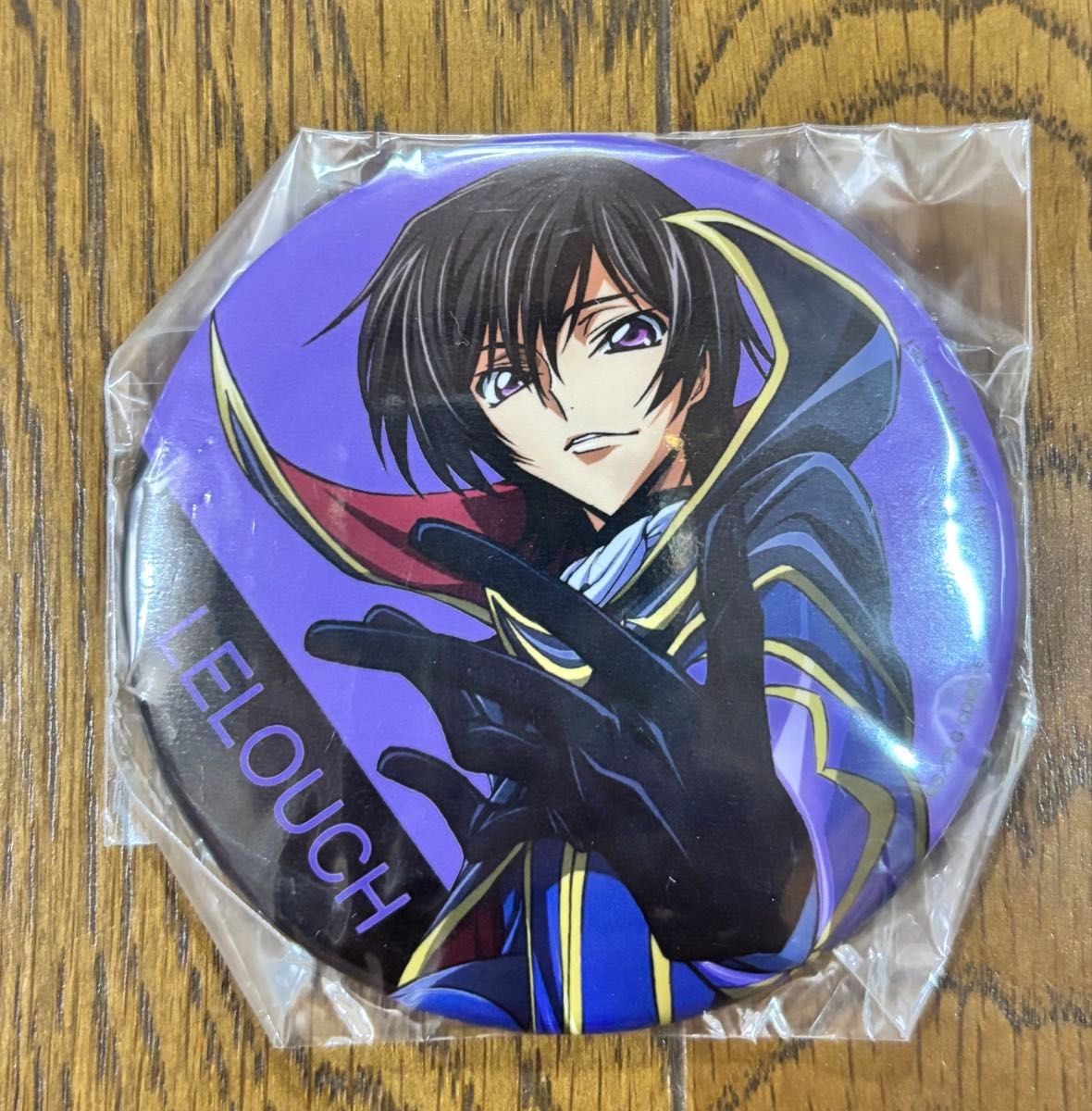 コードギアス 缶バッジ ルルーシュ セガ プライズ限定 非売品 コード