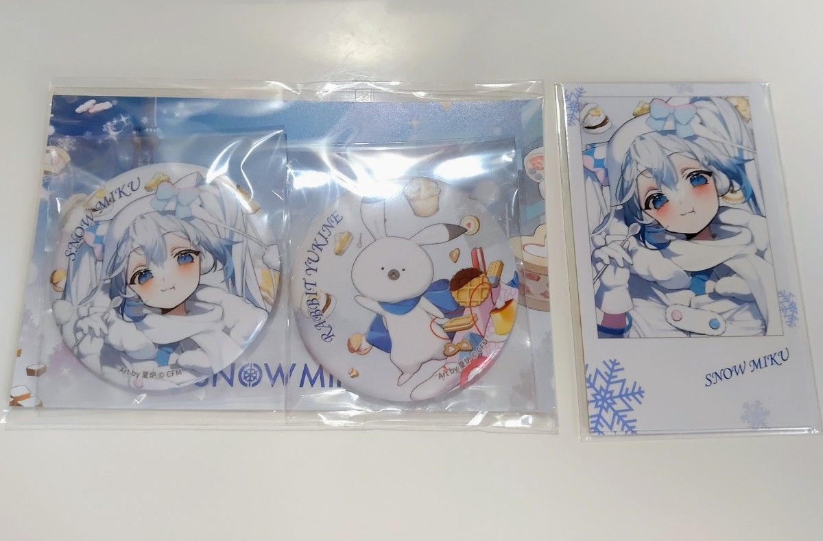 初音ミク 雪ミク MIKU 2017 缶バッジ グッズ情報 - SNOW MIKU 2017｜雪