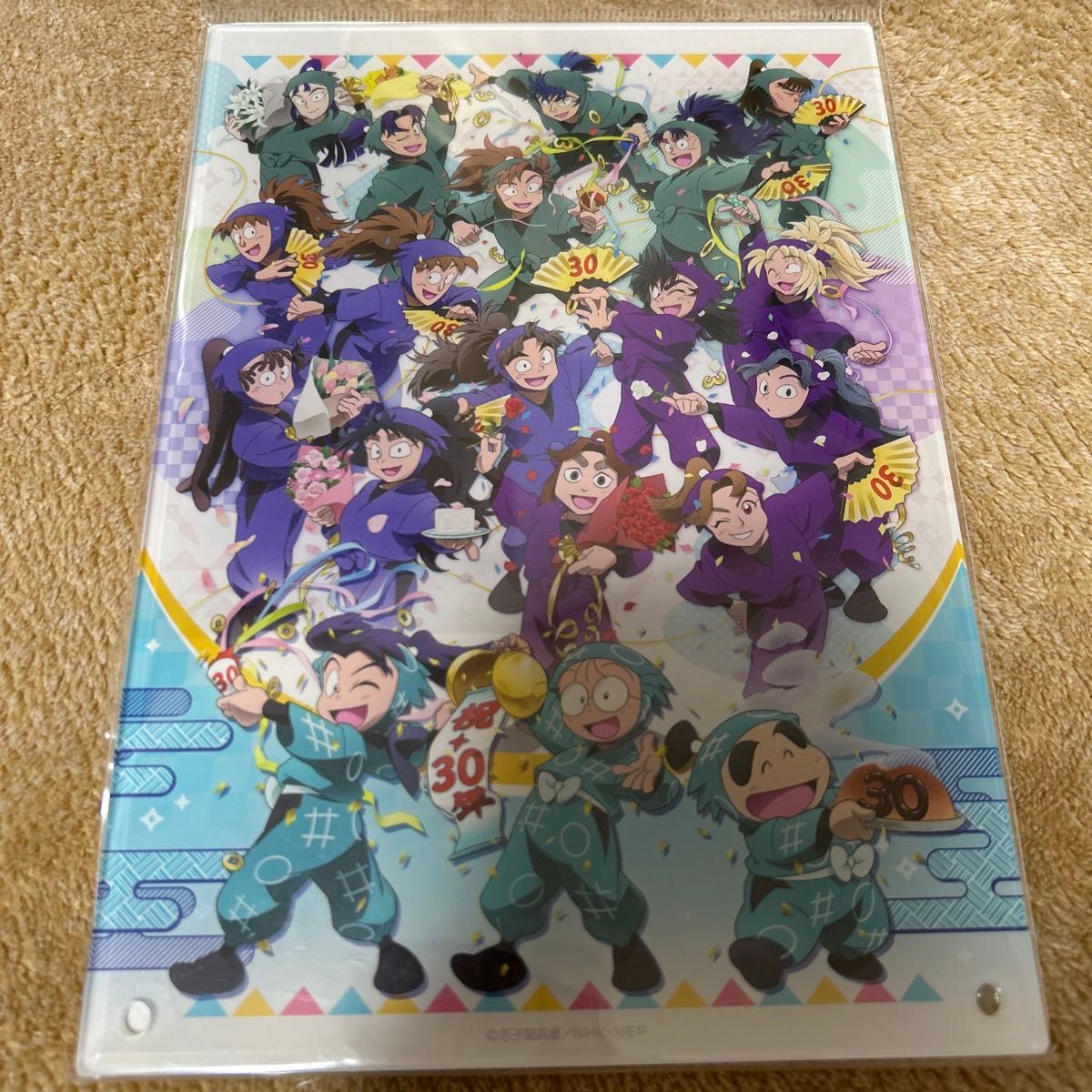 忍たま乱太郎 原画展 アクリルアートパネル アクリルボード 六年生