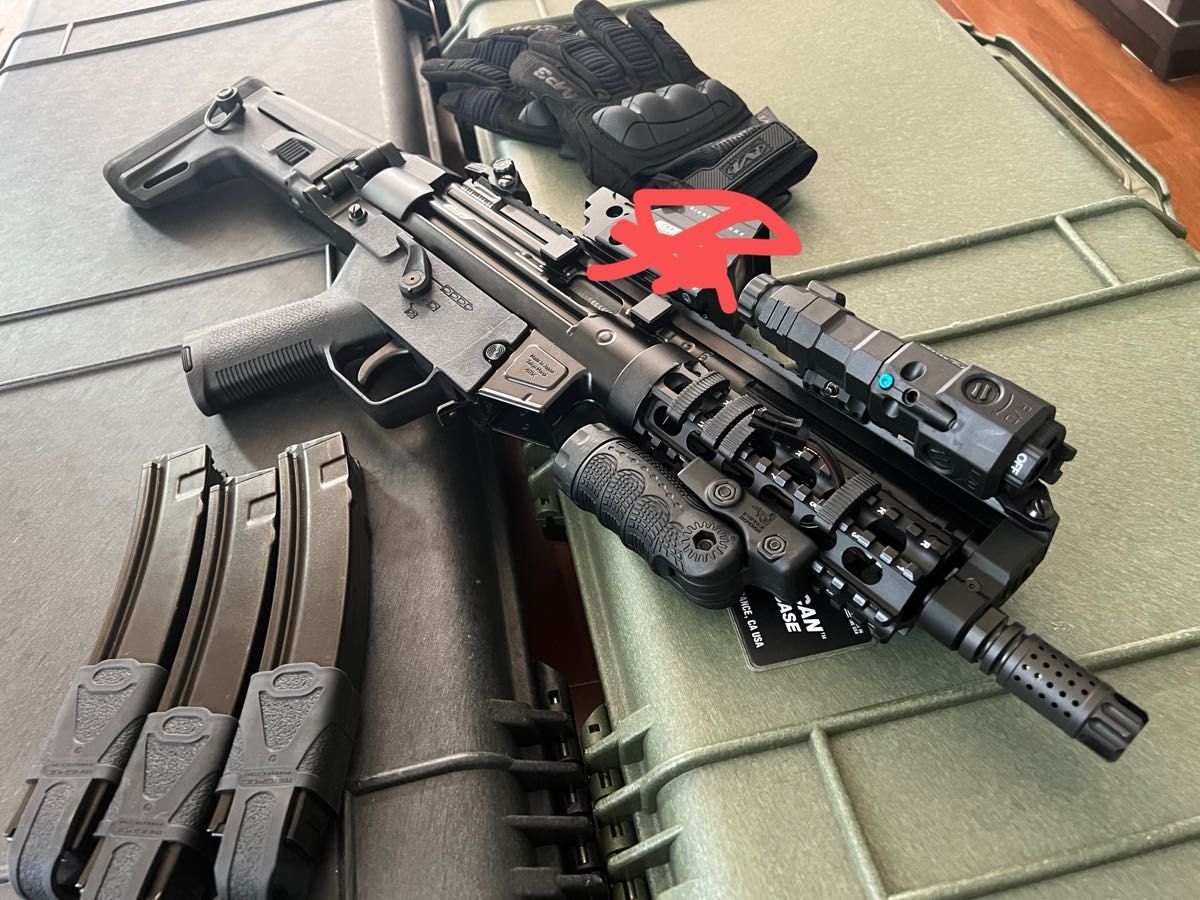 東京マルイ製 MP5A5 外装内部DSGカスタム マガジン付き 東京マルイ製