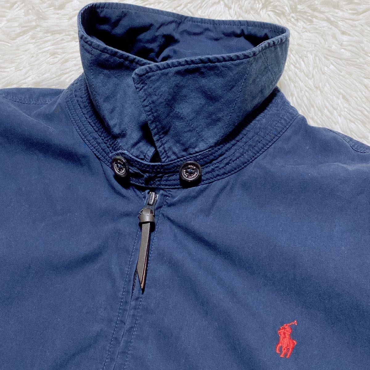人気 ポロラルフローレン ドリズラージャケット ポニー刺繍 ネイビー